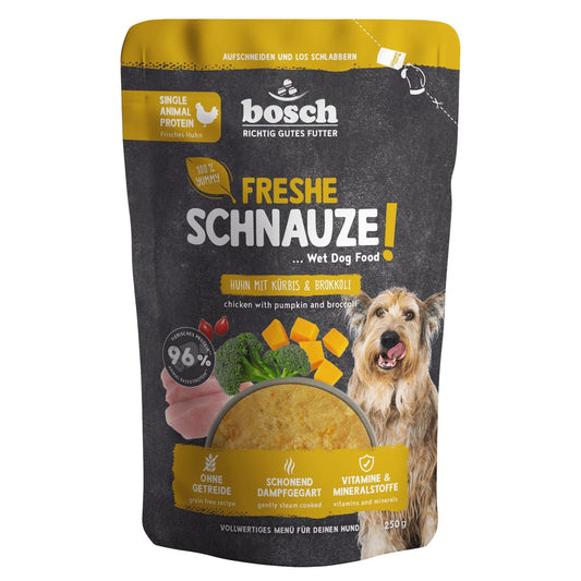 bosch Freshe Schnauze Nassfutter - Huhn mit Kürbis & Brokkoli