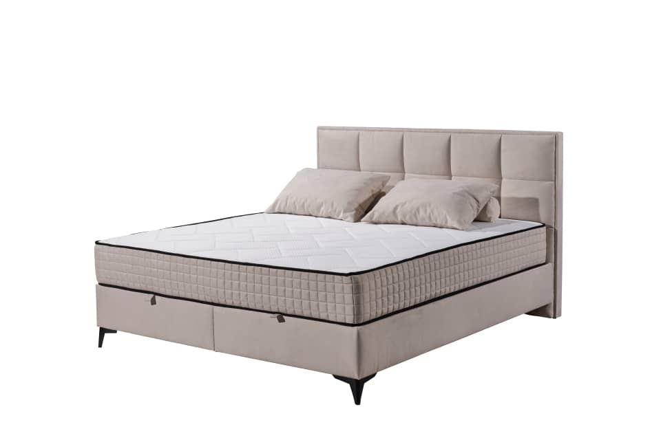 Boxspringbett Monroe A |Bettkasten|Duo-Matratze (Härtegrad H3/H4) von ED Exciting Design – Erhältlich in 160x200 cm|180x200 cm