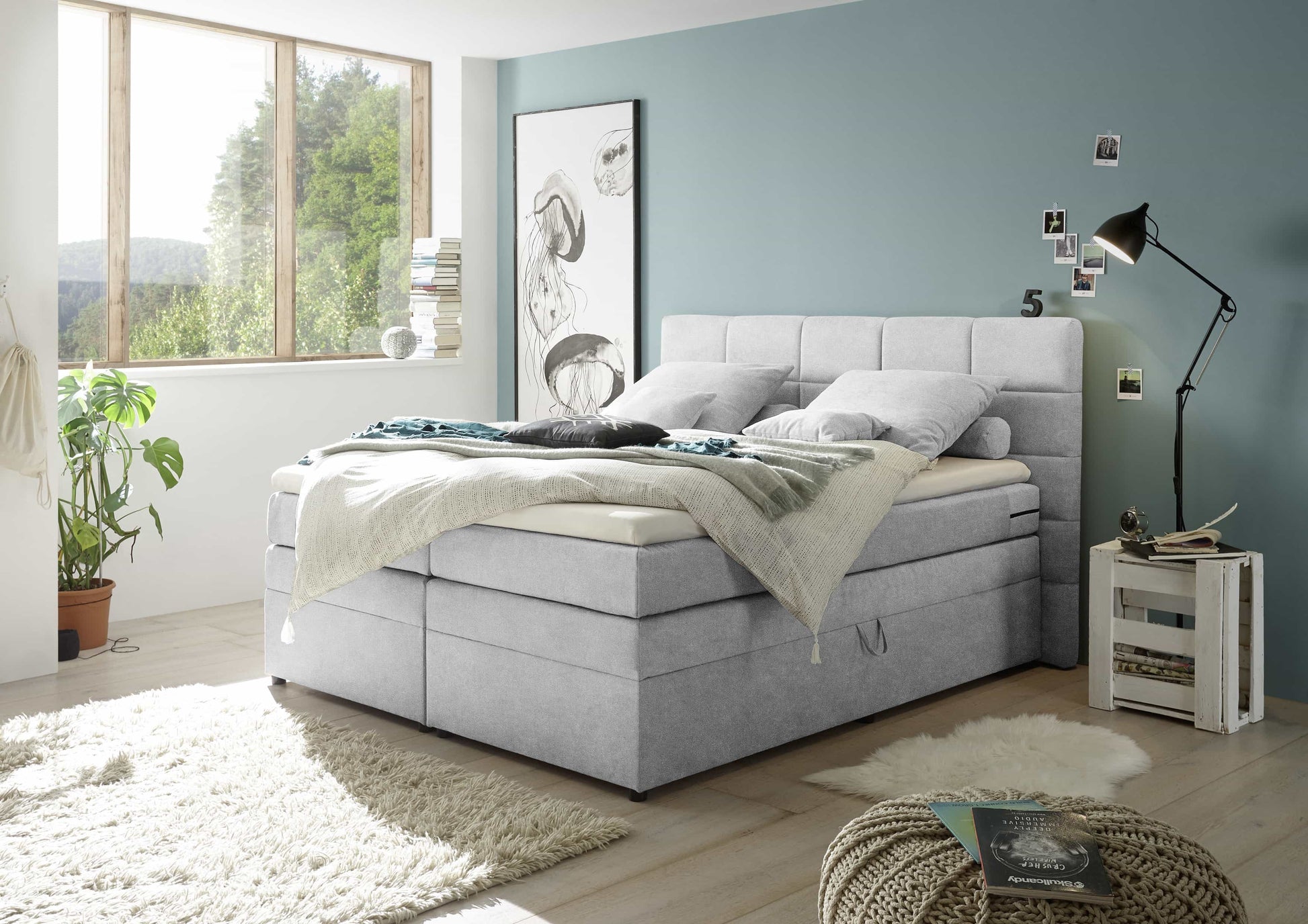 ED Exciting Design Boxspringbett Tacoma 180 x 200 mit Bettkästen