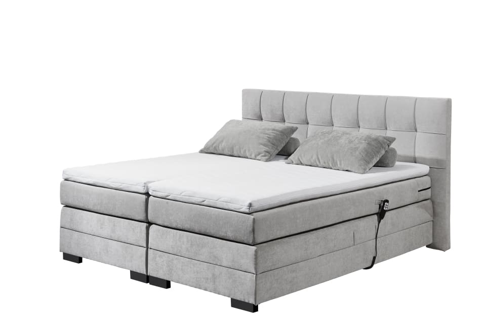 Boxspringbett Talena von ED Exciting Design – Luxus mit motorisierter Relaxfunktion, Härtegrad H2