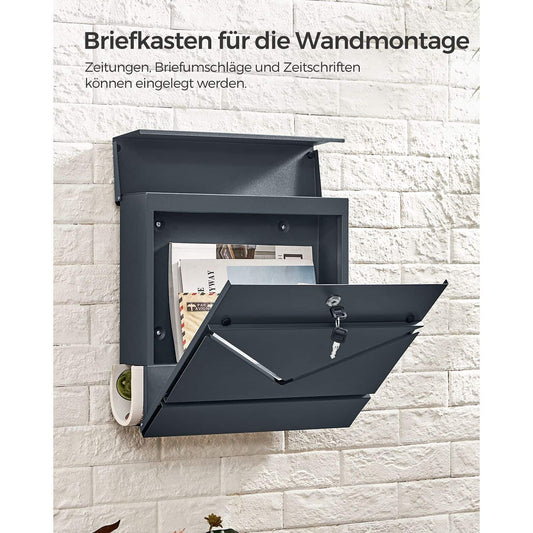 Briefkasten mit Zeitungsfach
