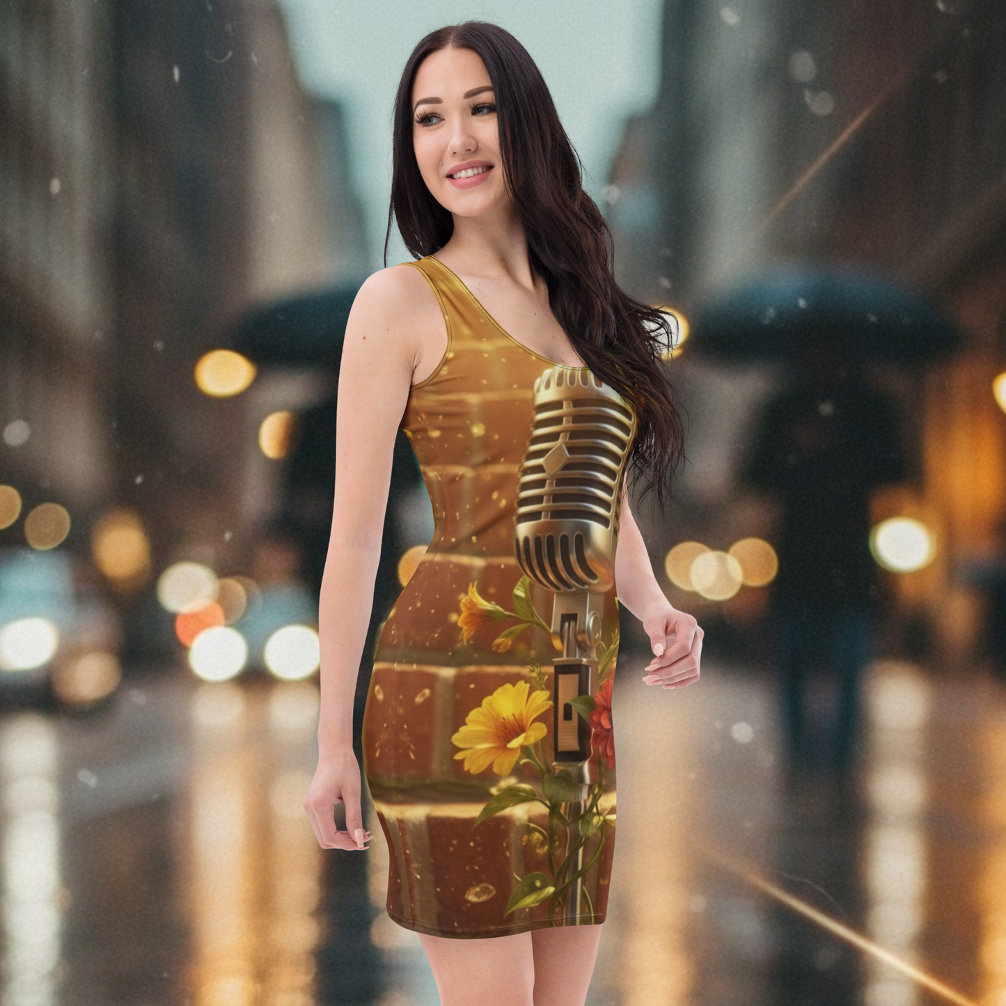 CerryLynn Dress - "Golden Seeds"