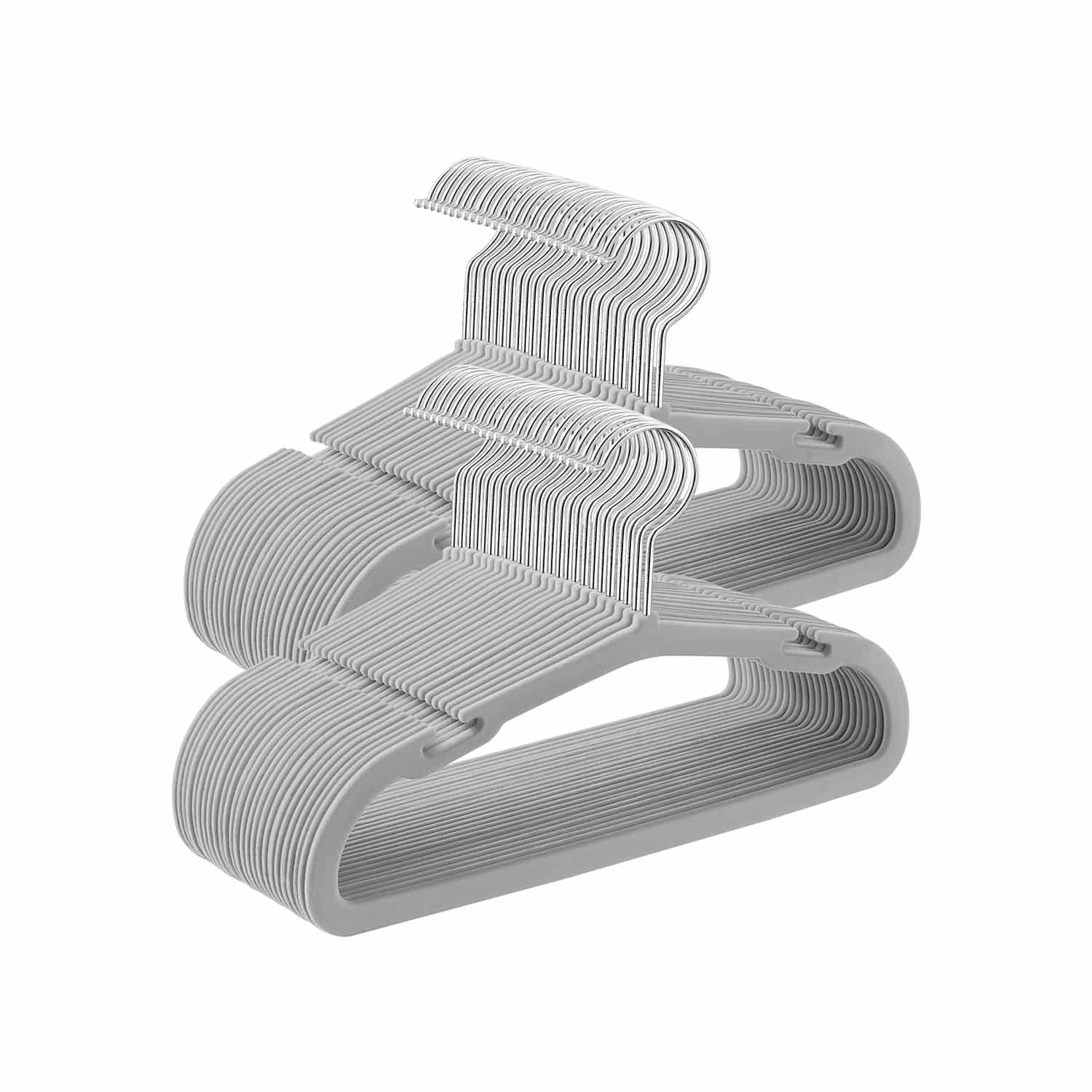 Baby-Kleiderbügel 50er Set 28 x 17,5 cm taubengrau