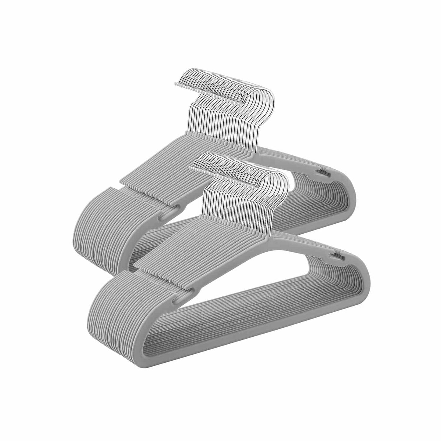 Kinderkleiderbügel 50er Set 35 x 20 cm taubengrau