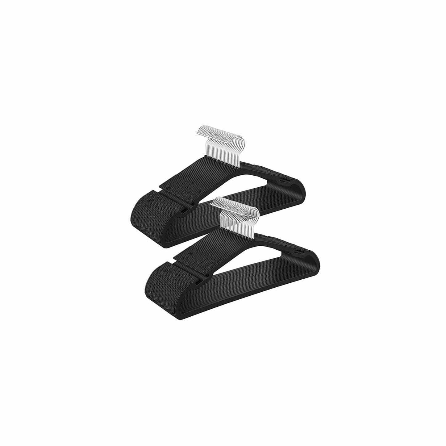 Kleiderbügel Kunststoff mit drehbaren Haken tintenschwarz