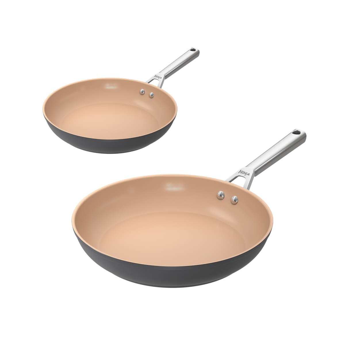 Ninja Extended Life Ceramic 2-teiliges Pfannen-Set | CW92000EUI | von SharkNinja