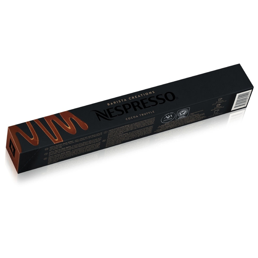 Nespresso Cioccolatino Original Line 10 Milchrezepte Kaffeekapseln 40 ml Cremig mit Schokoladenaroma