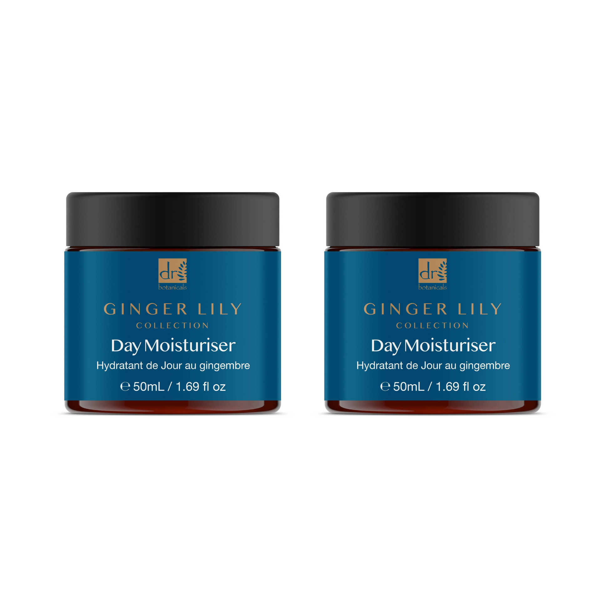 Dr Botanicals Gingerlily Day Moisturiser 50ml Twin Value Savings Pack
