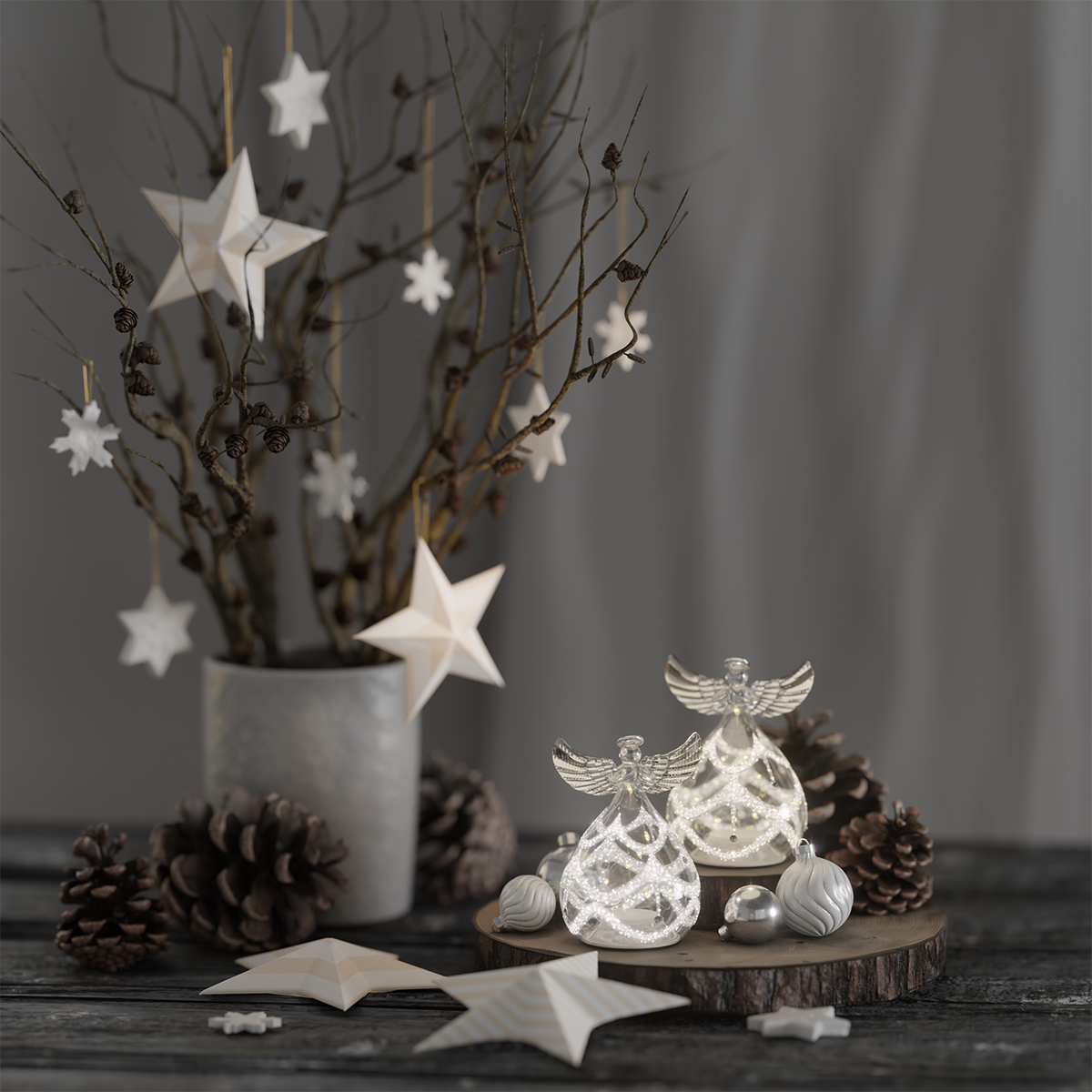 Glasengel (2 Stück)