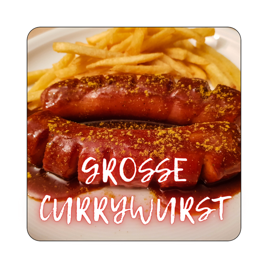 Große Currywurst „Dauerbrenner“