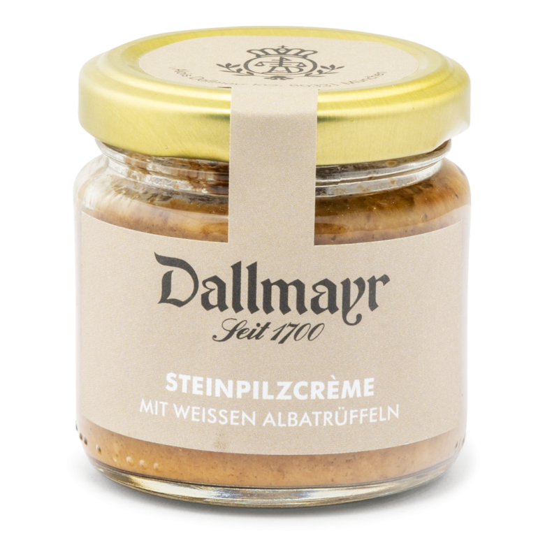 Steinpilzcreme mit weißem Alba-Trüffel
