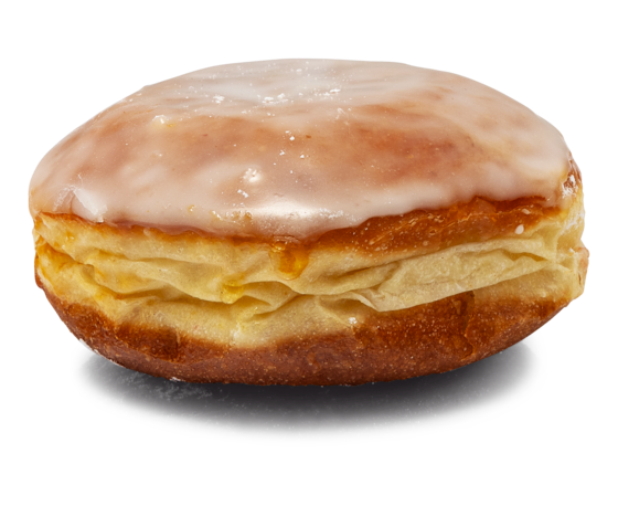 Himbeerkrapfen glasiert