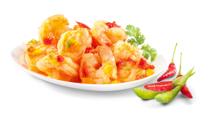 Garnele, Chili, Paprika