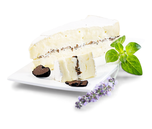 Brie mit Trüffel past. mind. 60% Fett i.Tr.
