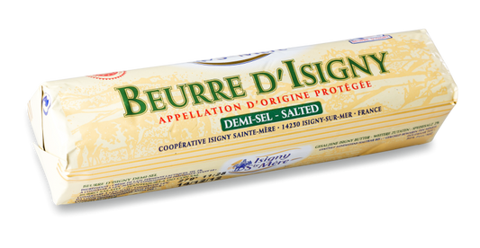 Sauerrahmbutter gesalzen Isigny AOP, past. 80%