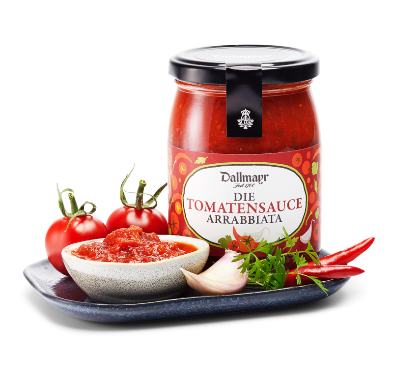 Die Tomatensauce Arrabbiata