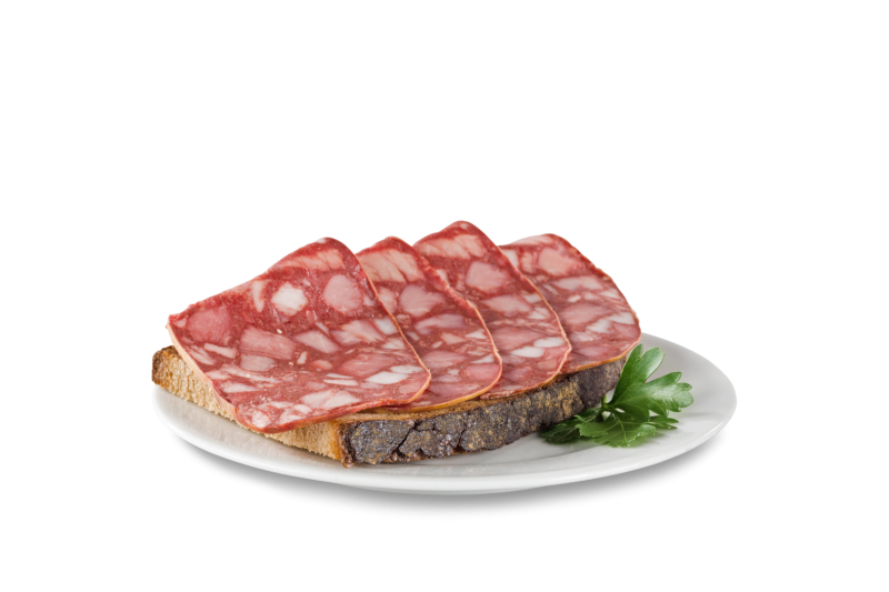 Schinkenrotwurst im Bödele