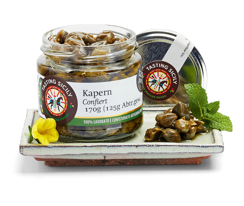 Kapern confiert