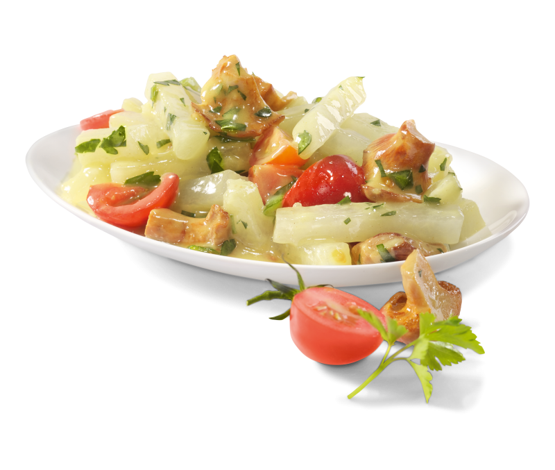 Pfifferling-Kohlrabisalat
