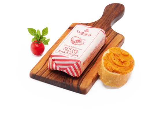 Französische Butter Tomate Basilikum