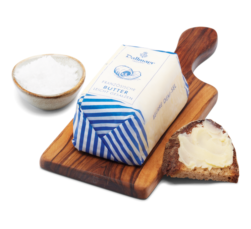 Französische Butter leicht gesalzen