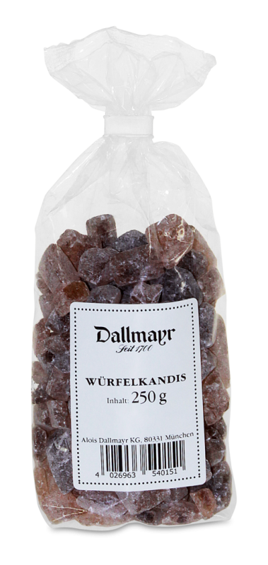 Würfelkandis braun Dallmayr Teezucker