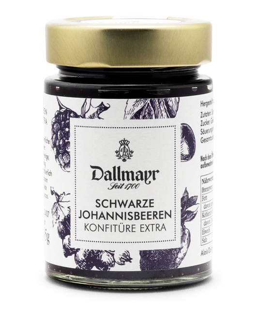 Schwarze Johannisbeerenkonfitüre extra Dallmayr