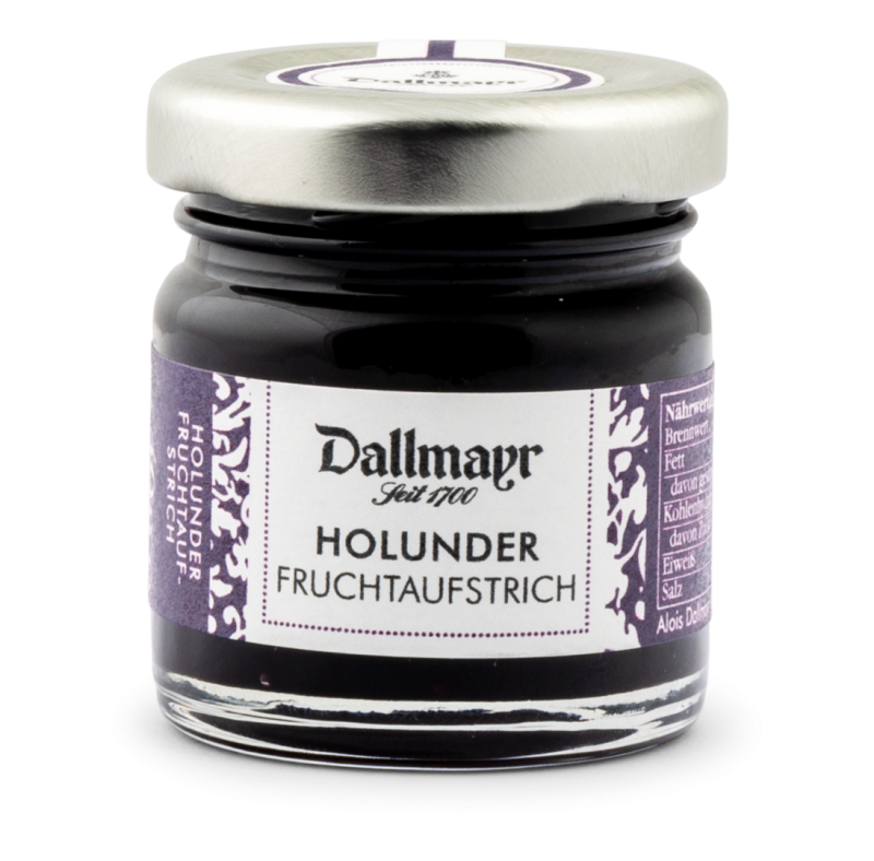 Holunder Fruchtaufstrich 40g  Dallmayr