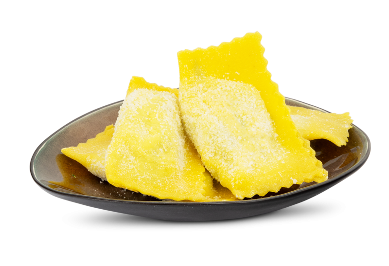 Ravioli Ricotta und Spinat