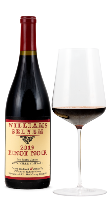 2019 Williams Selyem Vista Verde Vineyard Pinot Noir