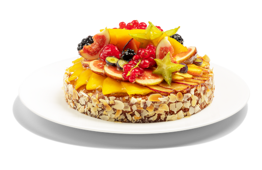 Obstkuchen mit frischen Früchten