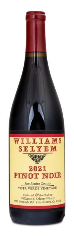 2021 Williams Selyem Vista Verde Vineyard Pinot Noir
