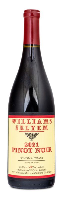 2021 Williams Selyem Sonoma Coast Pinot Noir