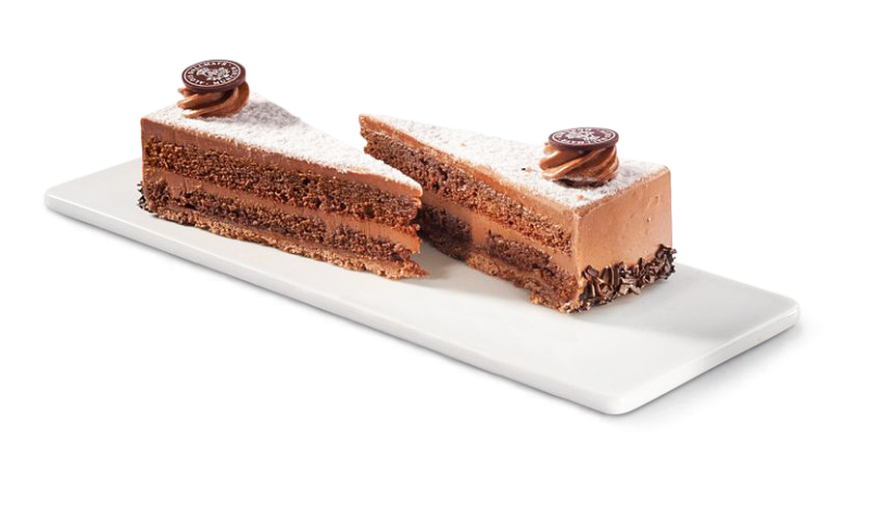 Rum-Trüffel-Torte Stück