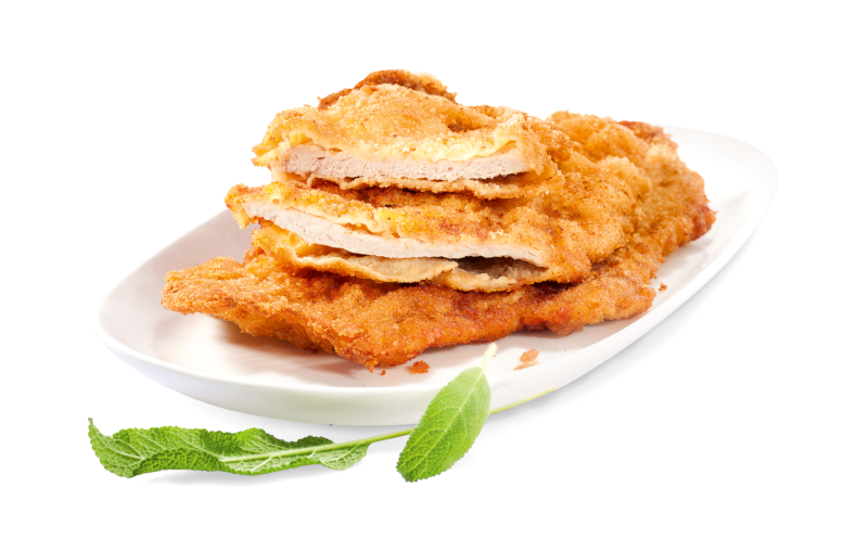 Kalbsschnitzel paniert