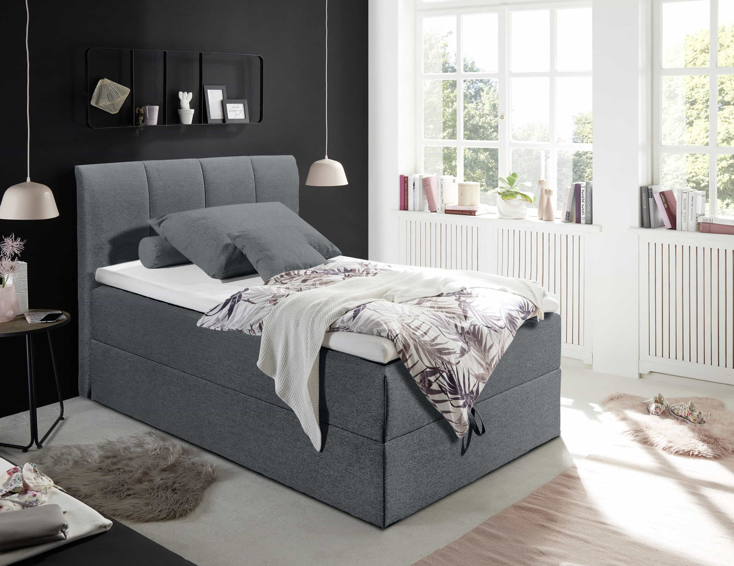 Verzaubernde Nächte mit dem ED Exciting Design Single Boxbett &quot;Granada&quot; – Ihr magischer Schlafplatz