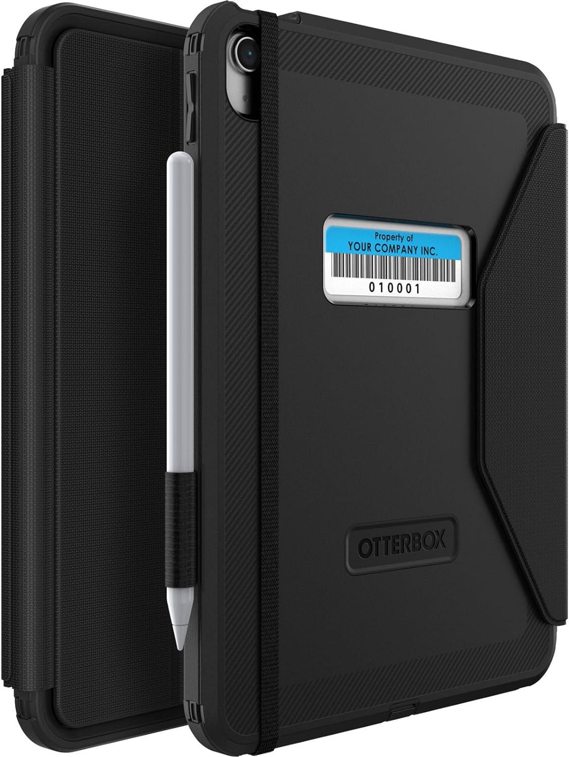 OtterBox Defender Folio Case für Apple iPad der 10. Generation (10.9") - Schwarz