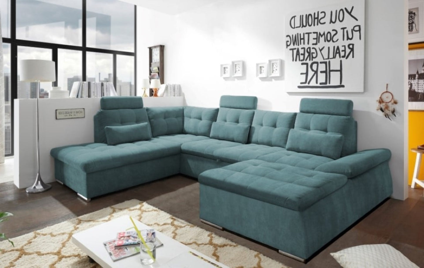 Nalo Wohnlandschaft mit Schlaffunktion – Ihre Entspannungsoase für Zuhause