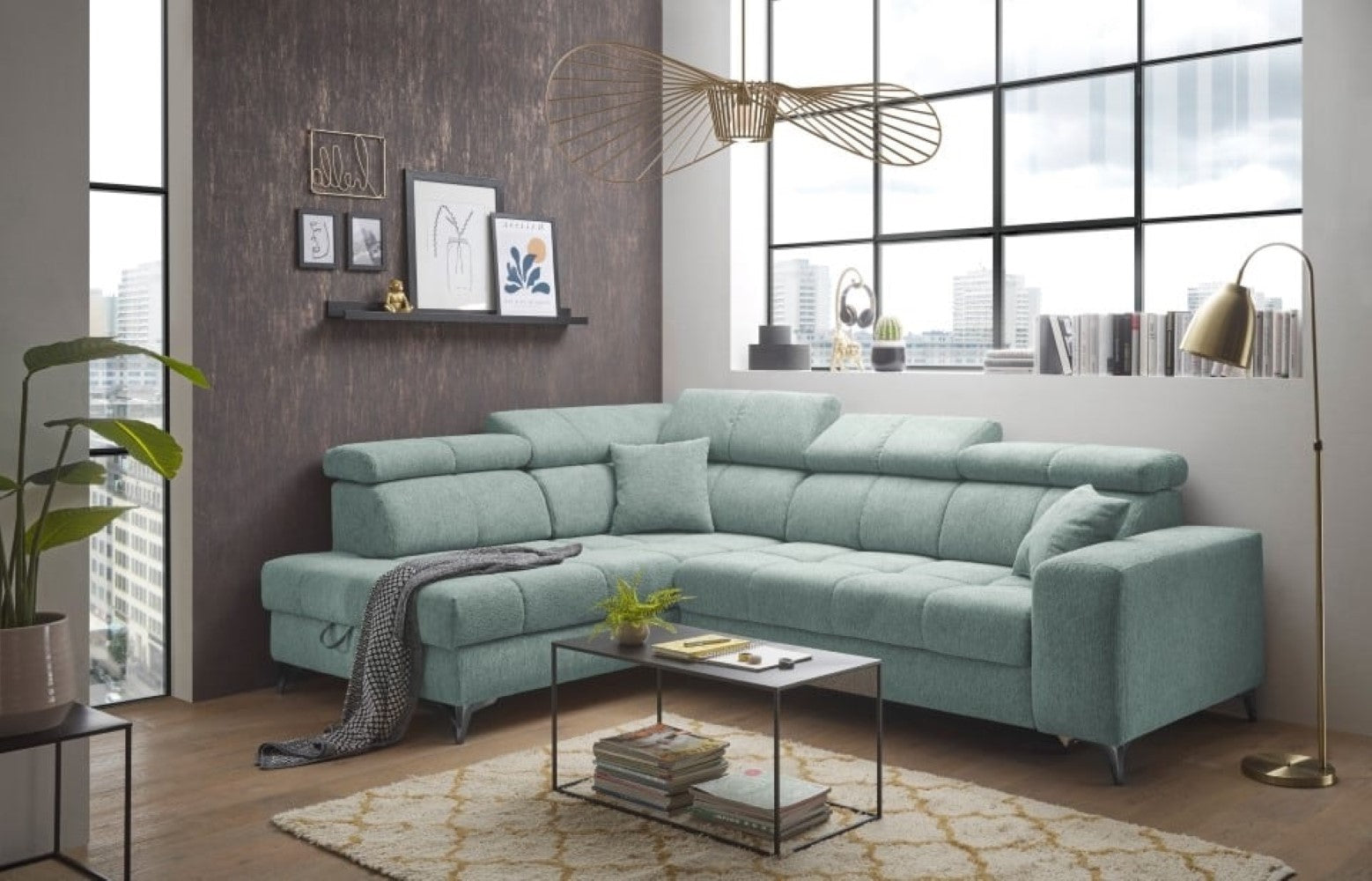Ecksofa mit Schlaffunktion Sydney - ED Exciting Design