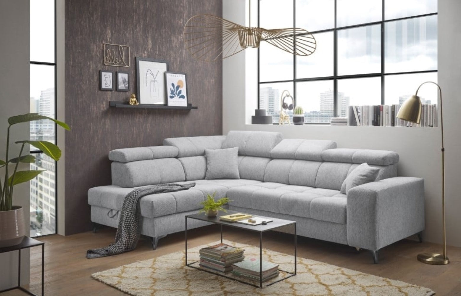 Ecksofa mit Schlaffunktion Sydney - ED Exciting Design