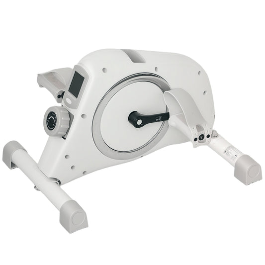 SPORTNOW Pedaltrainer Mini Heimtrainer für Senioren mit 8 verstellbarem Magnetwiderstand & LCD-Display Arm- und Beintrainer Fitnessbike für zuhause Trainingsgerät   Aosom