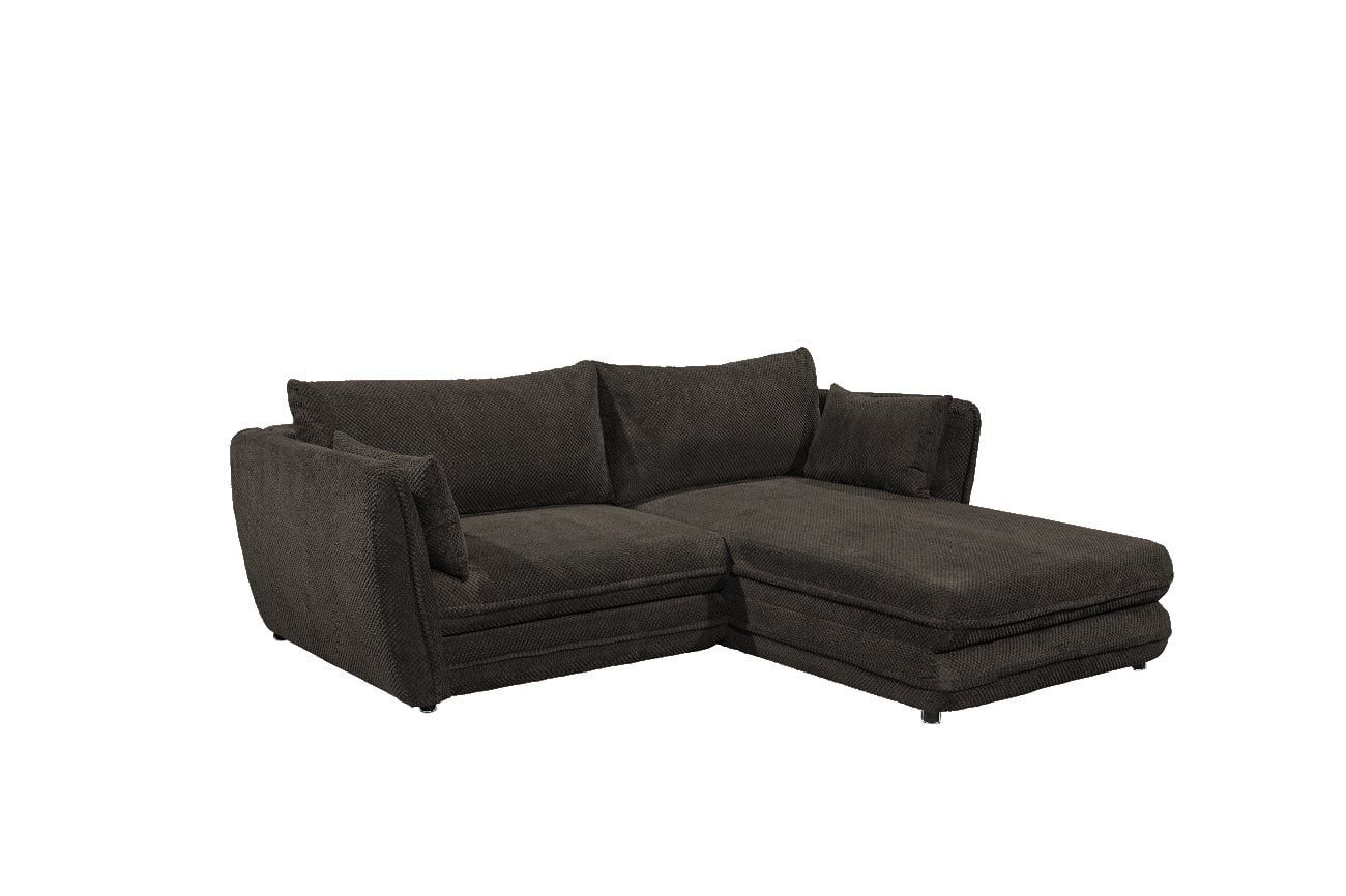 Eckschlafsofa klein in anthrazit - Stanley