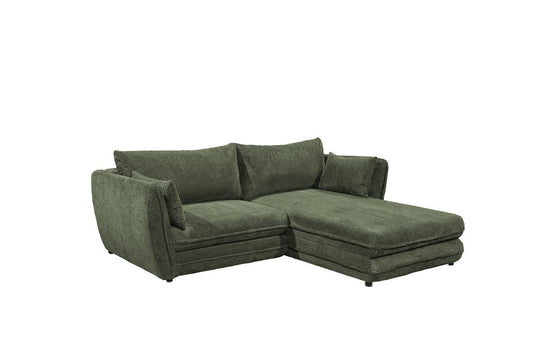 Kleines Ecksofa mit Schlaffunktion und Bettkasten Stanley - ED Exciting Design, beidseitig montierbar
