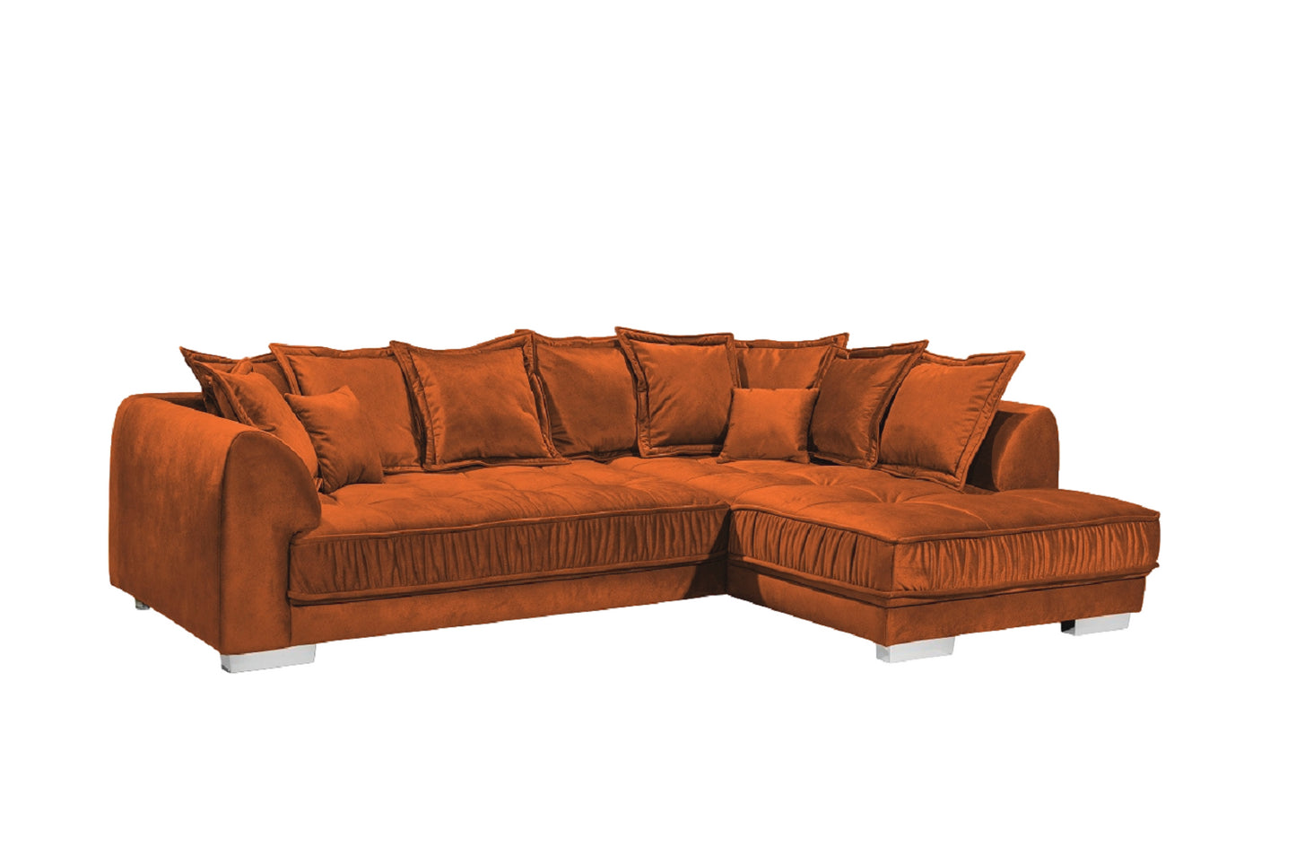 Ecksofa Pascha von ED Exciting Design - Luxus-Mikrofaser