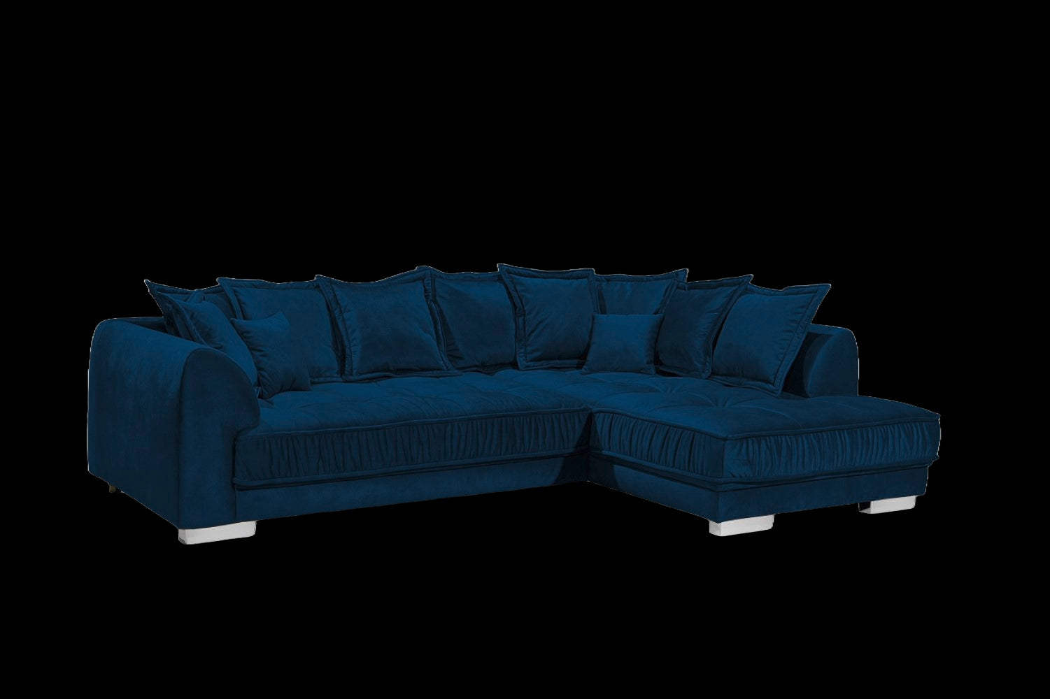 Ecksofa Pascha von ED Exciting Design - Luxus-Mikrofaser