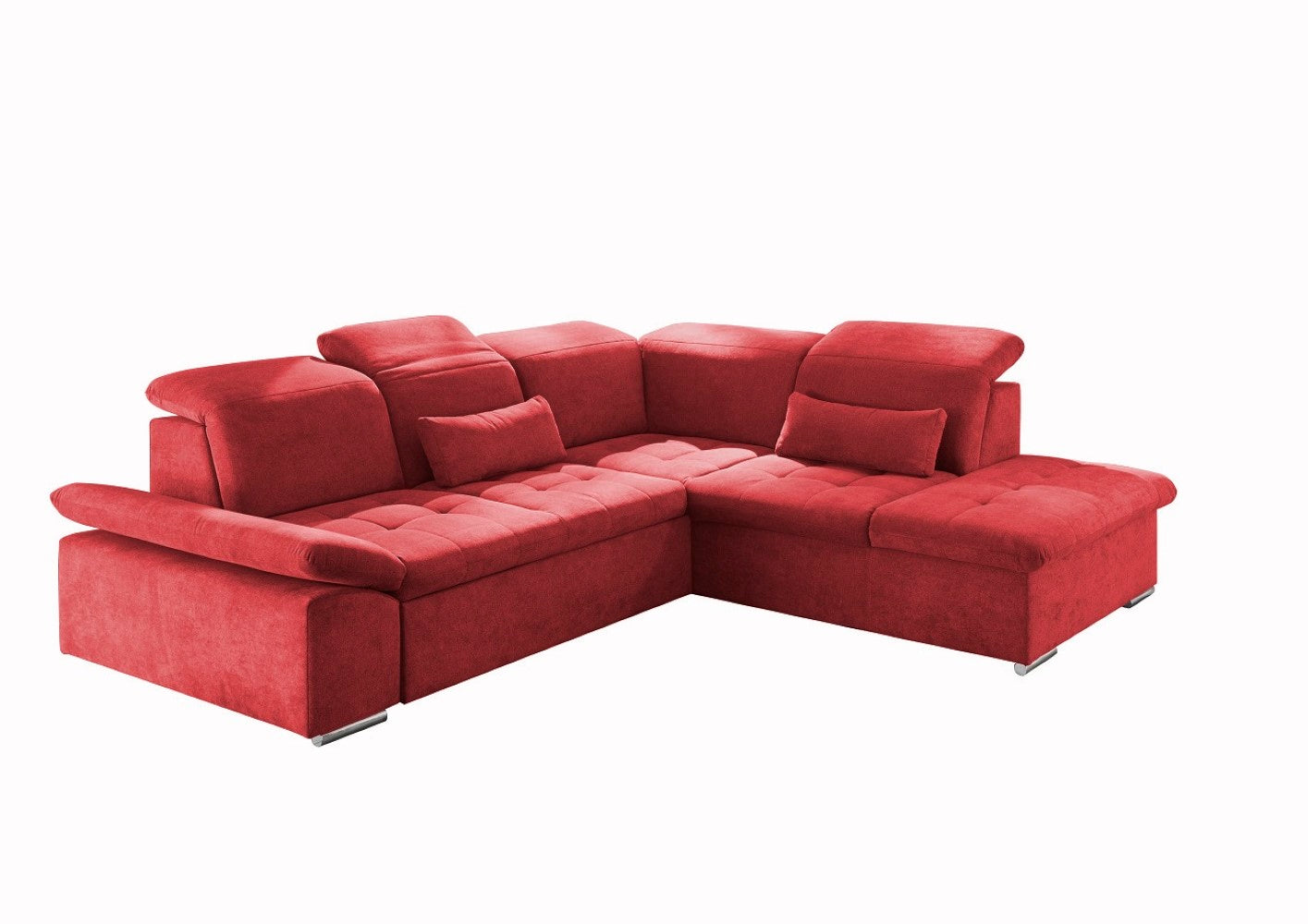 Ecksofa mit Schlaffunktion Wayne - verstellbaren Kopf- und Rückenlehnen