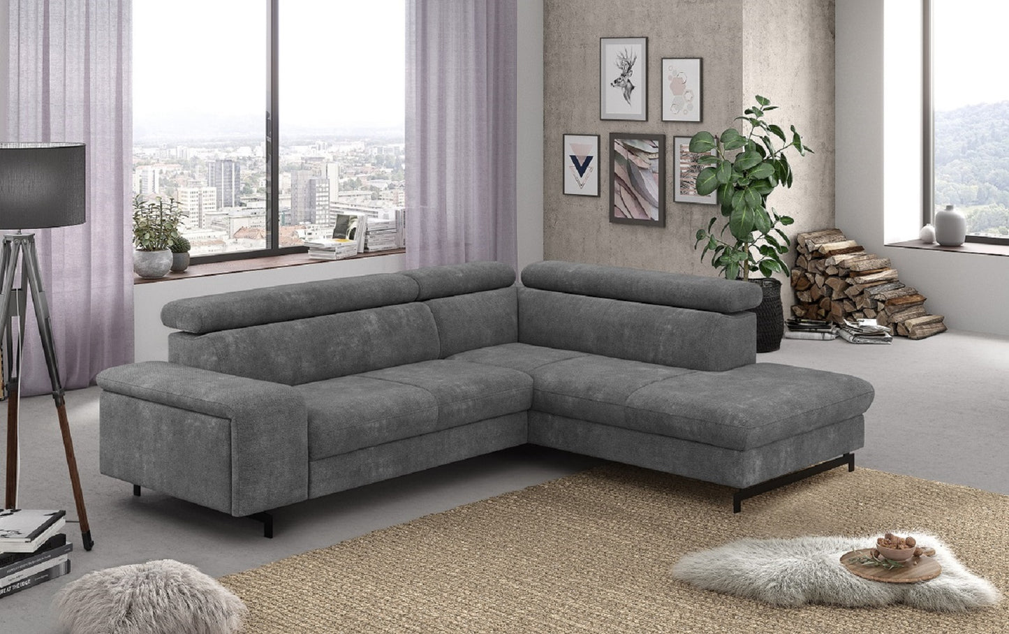 Ecksofa Emma mit Schlaffunktion und Bettkasten – Funktionalität trifft auf elegantes Design