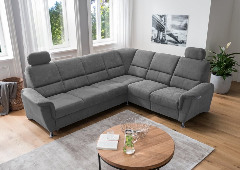 Ecksofa Parole von Benformato: Multifunktionaler Luxus mit Schlaffunktion und Relaxfunktion für Ihr Zuhause