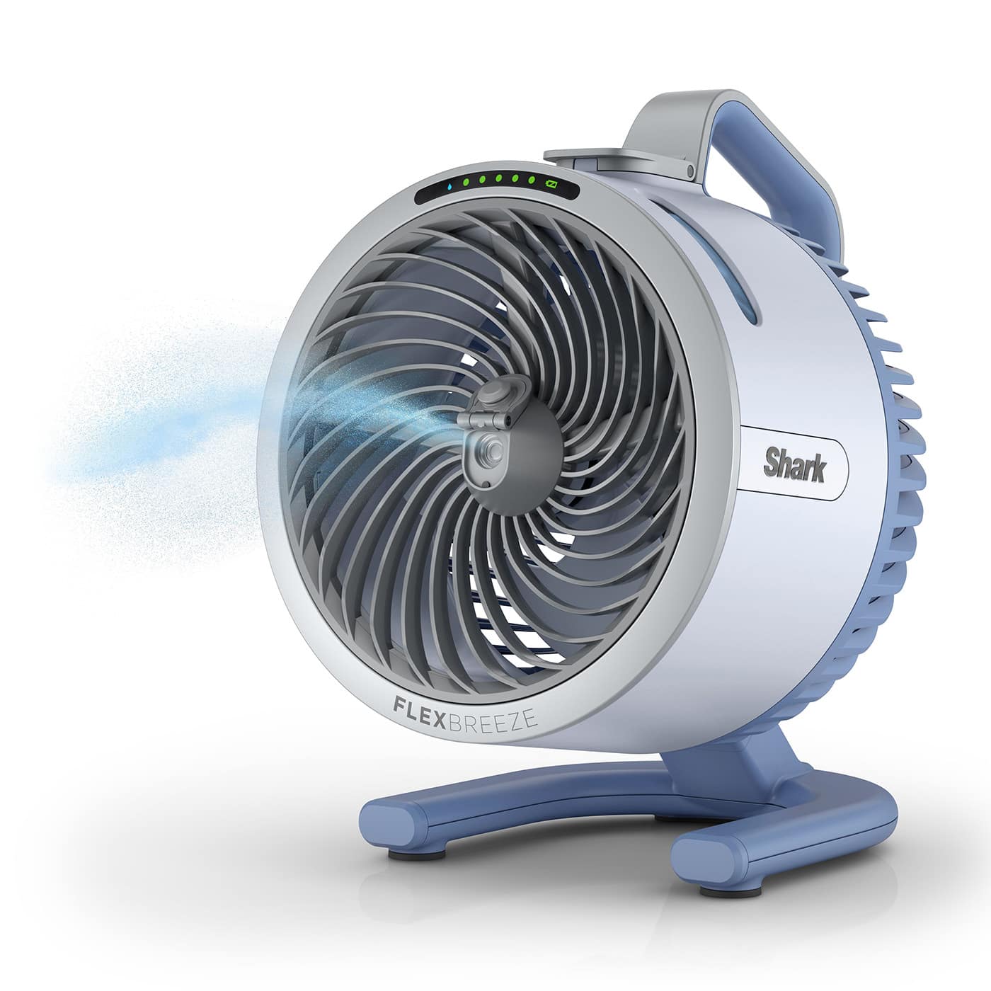 Shark Flex Breeze HydroGo Ventilator mit Sprühnebel - Gletscherblau FA050EUBL