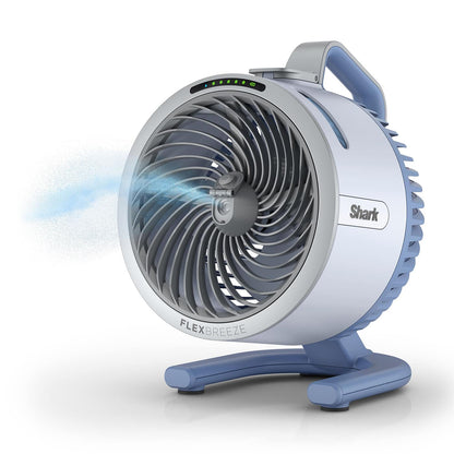 Shark Flex Breeze HydroGo Ventilator mit Sprühnebel - Gletscherblau FA050EUBL